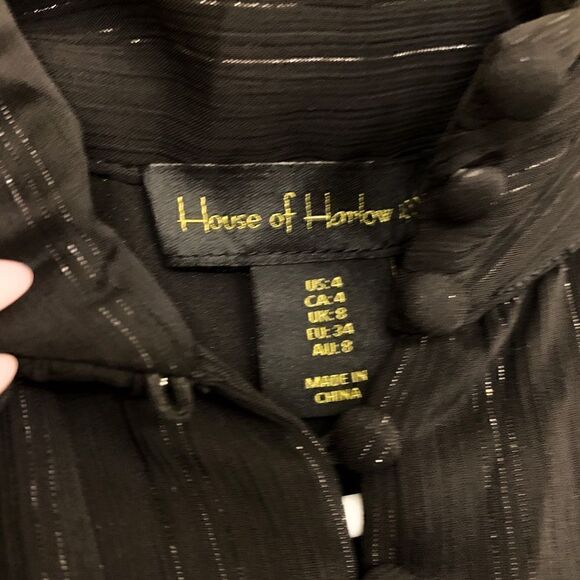 NWT House of Harlow 1960 Ruched Mini Dress - Picture 2 of 4